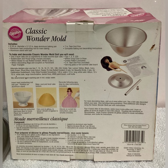 Classic Wonder Doll Cake Mold - Picture 16 of 16